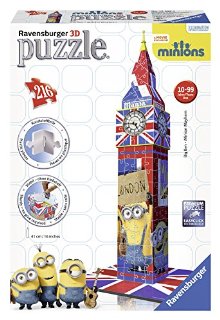 Ravensburger 12589 - Minions Big Ben Puzzle 3D Building