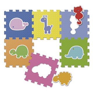 Chicco 7162 - Tappeto Puzzle Animali