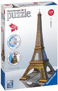 Ravensburger 12556 -  Tour Eiffel - Puzzle 3D Building