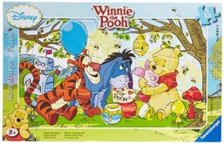 Ravensburger - 06018 4 - Puzzle Incorniciato 15 Pezzi - Winnie The Pooh