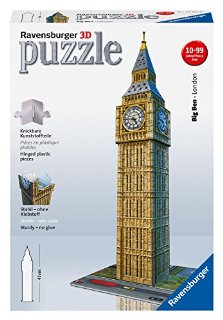 Ravensburger 12554 -  Big Ben - Puzzle 3D Building - 216 pezzi