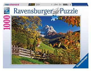 Ravensburger 19423 - Puzzle 1000 Pezzi, Montagna, Cartone