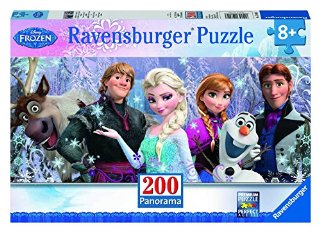 Ravensburger 12801 Disney Frozen Inverno Eterno, Puzzle 200 Pezzi