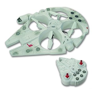 Giochi Preziosi - Star Wars il Risveglio della Forza - Drone Volante Millenium Falcon, Lunghezza 35 cm