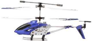 Syma S107G 3 Canali elicottero infrarossi controllata con controllo di stabilità giroscopica - Blu