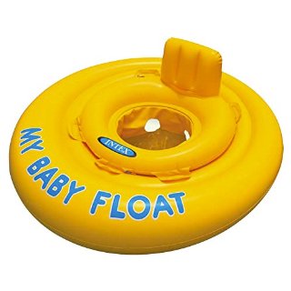 Intex, My Baby Float, Anello Salivgente con Mutandina Bambini per 1/2 - 1 anno, Giallo