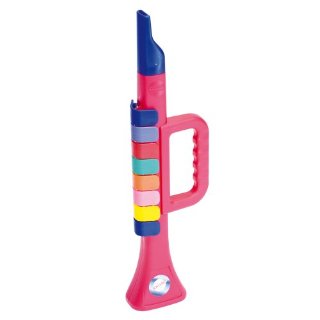 Bontempi TR2732N - Tromba con 8 tasti colorati, 27 cm