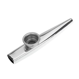 Andoer® Kazoo in alluminio in lega metallica con 5pcs flauto diaframma regalo per gli amanti della musica bambini