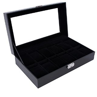 Recensioni dei clienti per Songmics nuovo contenitore di vigilanza per 12 orologi scatola JWB12B vetro nero | tripparia.it