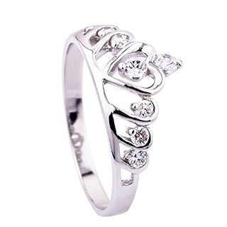 Skyllc® Moda Sterling Silver Cuore Pr...