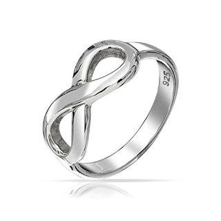 Recensioni dei clienti per Gioielli Bling Figura 8 Ziechen di infinito anello in argento sterling | tripparia.it