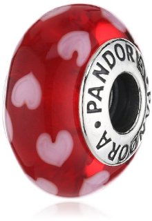 Pandora - Ciondolo da donna, argento sterling 925 e vetro, cod. 790948