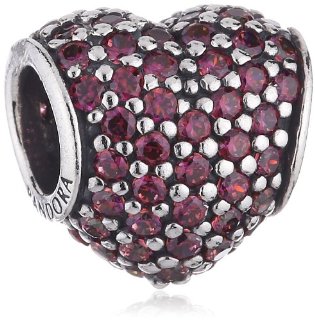 Pandora 791052CZR - Ciondolo da donna con zirconia cubica, argento sterling 925