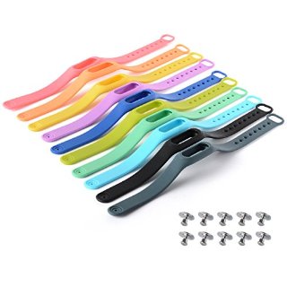 10PCS Replacement Bracelet Wrist Strap Wrist Band w/ Clasp Per Xiaomi Mi band Bracelet