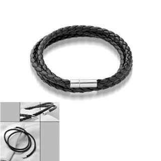 Recensioni dei clienti per SODIAL (R) Bracciale in acciaio di titanio di spirale stile fibbia in pelle - Nero | tripparia.it