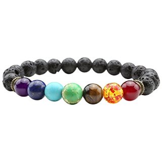 Recensioni dei clienti per JSDDE Lava Bracciale, Buddismo Zen bracciale unisex Yoga terapia energia braccialetto 7 Chakra Healing Chakra Buddha Bracciale | tripparia.it