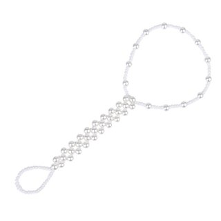 Recensioni dei clienti per Pearl piedi nudi del sandalo braccialetto sposa matrimonio sulla spiaggia cavigliera caviglia A02 | tripparia.it