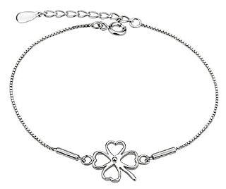 Recensioni dei clienti per Bracciale - Argento 925/1000 - catenaccio - Four Leaf Clover - 21 + 3 centimetri | tripparia.it