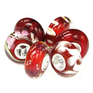 Recensioni dei clienti per Queenberry Sterling Silver Crimson Red Flower stile europeo Perle Charm Bundle | tripparia.it