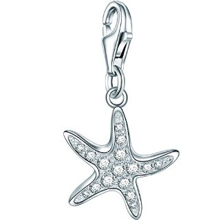 Recensioni dei clienti per Rafaela Donata l'accumulazione di fascino signore Charm Starfish 925 zirconia bianco argento 60.600.231 | tripparia.it