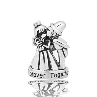 Recensioni dei clienti per Pugster Wedding Love Forever Together Sposo Sposa Coppie branello Pandora Chamilia Charm Bracciali regalo | tripparia.it