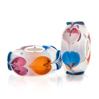 Recensioni dei clienti per Pugster genuino argento 925 di amore del cuore di Murano Cuore di vetro branello di fascino per braccialetti di stile Pandora Troll Chamilia | tripparia.it