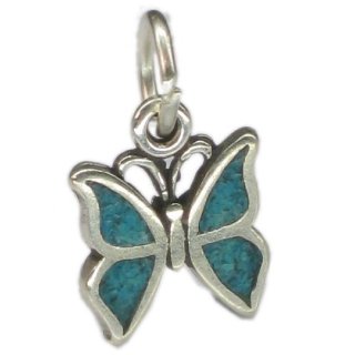 Butterfly-Ciondolo in argento sterlin...