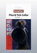 Beaphar - Collare antipulci e zecche per cani, in materiale catarifrangente e impermeabile (colori vari)