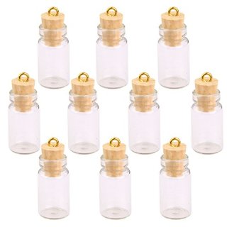 10pcs Mini Incanta Vetro Bottiglie Vu...