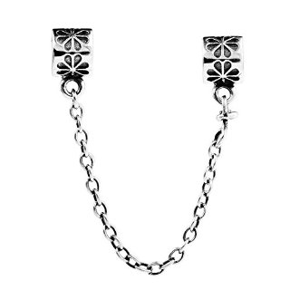 TAOTAOHAS puro collana Link di sicurezza chiusure sterling 925 argento charms beads perline [ predilezione ] per bracciali europeo