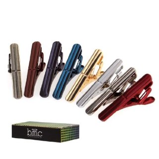 Recensioni dei clienti per BMC 8pc modo del Mens del metallo della lega 1.5 in. Metallo colorata Skinny Tie Bar clip | tripparia.it