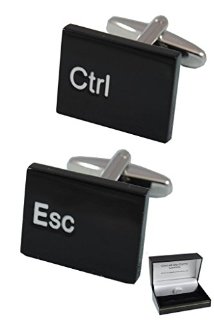 Recensioni dei clienti per Gemelli Elegante - Ctrl Esc sulla tastiera del computer - ingegnosa struttura - grande qualità - Ottone - Colore Nero - Con Confezione Regalo | tripparia.it