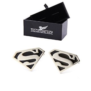 Recensioni dei clienti per Uomini in acciaio inox nero supereroe Superman Superman gemelli con il regalo di lusso | tripparia.it