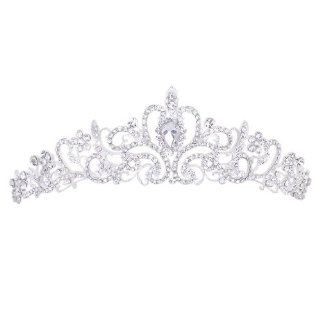 Recensioni dei clienti per Crown Tiara damigella d'onore di cristallo Strass11.42 Fiore 