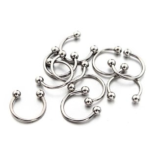 Commenti per VCMART 10 pezzi 16g -10mm Piercing da...