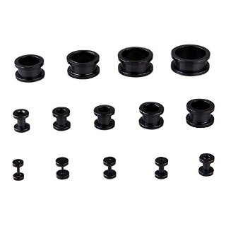 Recensioni dei clienti per SODIAL (R) Retrattore Set 14 Piercing Plug In Black in acciaio inossidabile 316L | tripparia.it