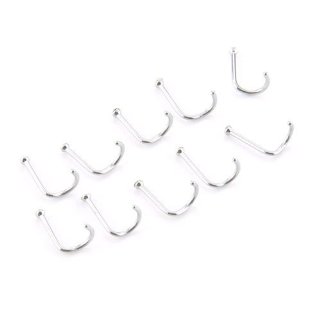 SODIAL(R) 10pz SPIRALE PIERCING NASO...