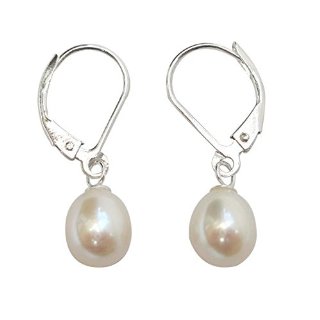 Recensioni dei clienti per Eleganti orecchini con perle d'acqua dolce 8-9mm di White, montati su argento Sterling leva arrièrecadeau | tripparia.it