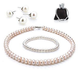 Recensioni dei clienti per Silvity donne perla d'acqua dolce Set 3 pezzi Colore: bianco 45-47cm 6mm 829 201-S-20 | tripparia.it