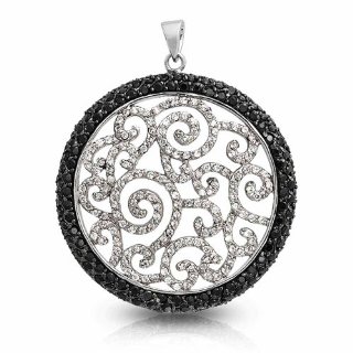 Bling Jewelry Onice Colore CZ Black a...