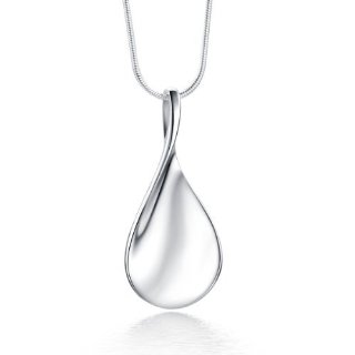 Recensioni dei clienti per 925 rodio placcato argento collana pendente a goccia con 925 catena in argento rodiato '41 - 46 cm | tripparia.it
