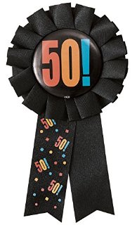 Spilla Coccarda 50° Compleanno