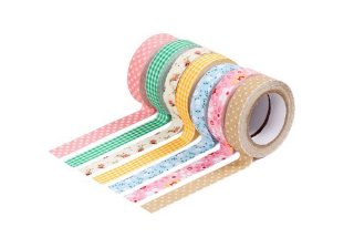 Bundle Monster Adesivo Creativo Scrapbooking Artigianato Decorativo D�cor Washi Tape Misto Lotto - 7 Pezzi - Set Di 2