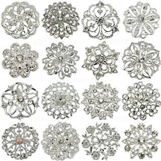 Recensioni dei clienti per 16pcs MIX SET SILVER spilla fiore DIAMANTE DI CRISTALLO Joblot Bridal Wedding LOT fai da te VENDITORE BROCCIA Regno Unito | tripparia.it