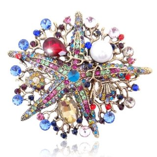 Recensioni dei clienti per MAI FAITH® austriaco di cristallo in stile Art Deco Spilla Starfish Pendant - Multicolor N03055-7 | tripparia.it