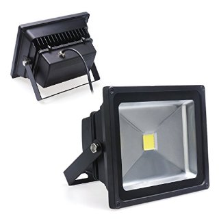 Auralum Faro Faretto da Esterno, 20W IP65 230V a LED Bianco Freddo Floodlight Proiettore Esterno Impermeabile per Illuminazione e Abbellimento in casa, giardino, hotel, paesaggio ecc