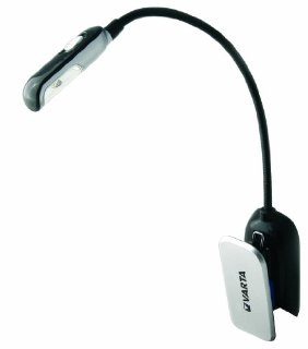 Lampada LED per lettura notturna - Lampada clip libro - orientabile VARTA