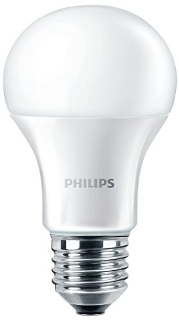 Philips LED60SMCW Lampadina LED, Attacco E27, 9 W/60 W, Luce Fredda, Vetro, Bianco