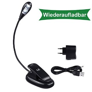 Recensioni dei clienti per LE® portatile LED lampada del libro, ricaricabile e flessibile, la luminosità 2 livelli, alimentatore e cavo USB incluso, luce bianca, lampada di viaggio, le luci morsetto con supporto, lampade sul posto di lavoro, a LED lampada da lettura con clip per Kindle | tripparia.it