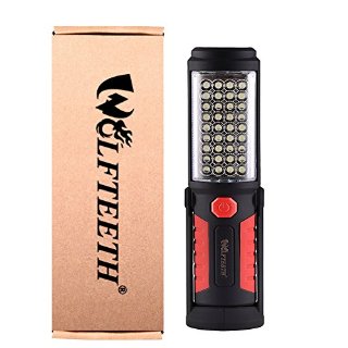 Recensioni dei clienti per Wolfteeth 36 + 5 LED lampada di campeggio, Lavorare mani libere della torcia con il gancio e magnete Sede torcia elettrica per auto, garage, officina di emergenza | tripparia.it